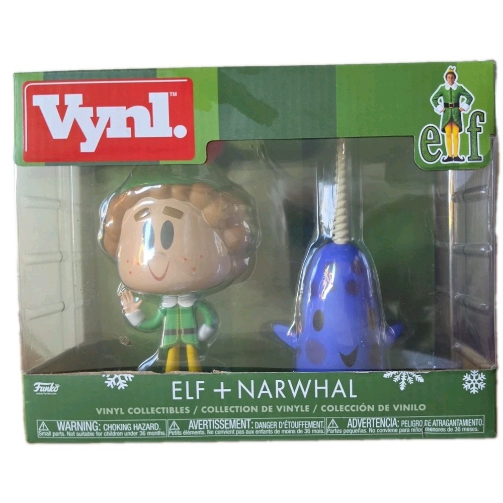 Vynl. Funko Elf And Narwhal Collectible New Christmas Holiday